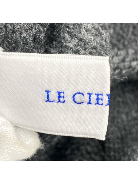 LE CIEL BLEU ニット・セーター Tape Detail Knit グレー