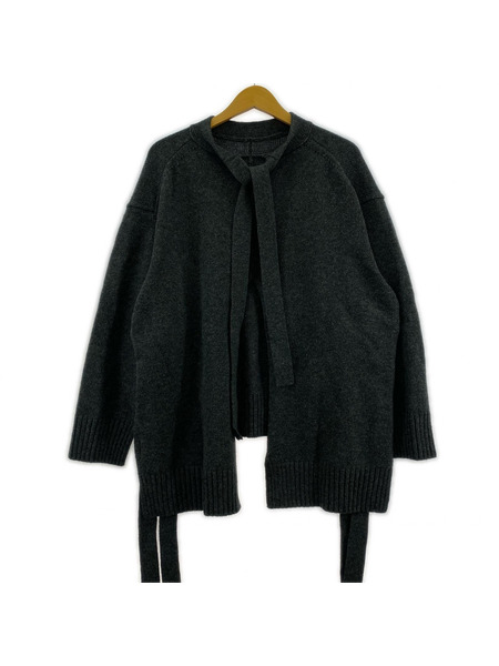 LE CIEL BLEU ニット・セーター Tape Detail Knit グレー