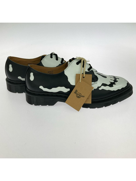 Supreme×Dr.Martens 25AW 1461 Skull 3 Eye Shoe Black White