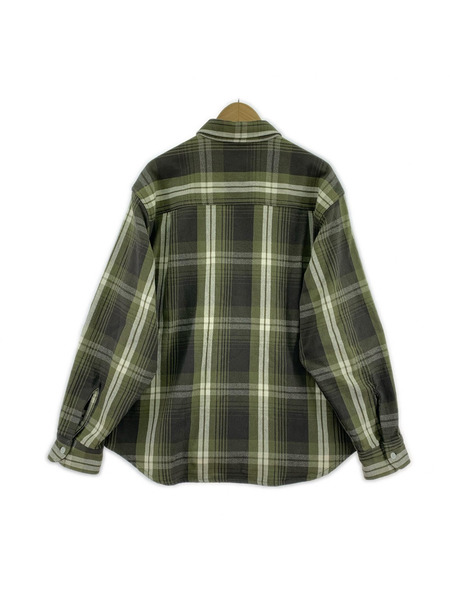 WACKO MARIA 長袖シャツ 24SS CHECK FLANNEL SHIRT OLIVE M