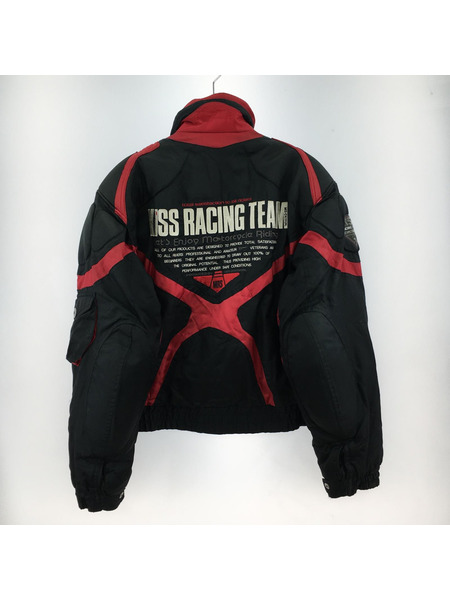 kiss racing team ライダースジャケット レッド