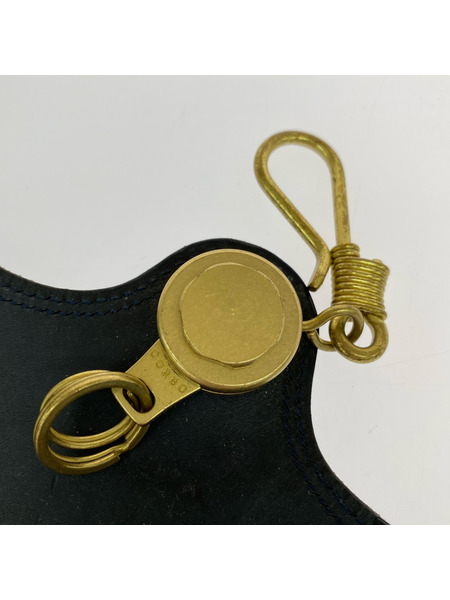 CORBO ソノ他 SLATE レザーキーケース 黒