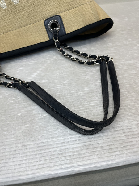 CHANEL ドーヴィル ミディアムトートMM ベージュ