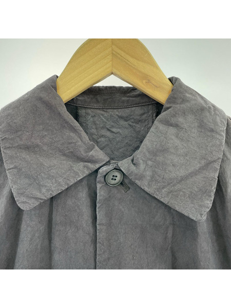 nest Robe 22SS スーピマコットンリネンドルマンテントコート 01221-1042 黒 (F)