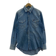 Wrangler 長袖シャツ 80s デニムウエスタンシャツ
