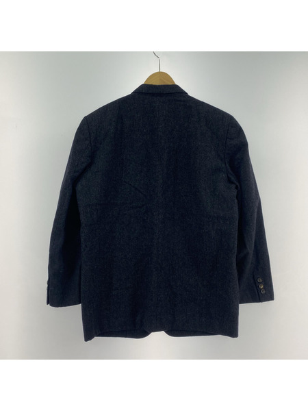 COMME des GARCONS 80s~ ストライプ ウールジャケット M グレー[値下]