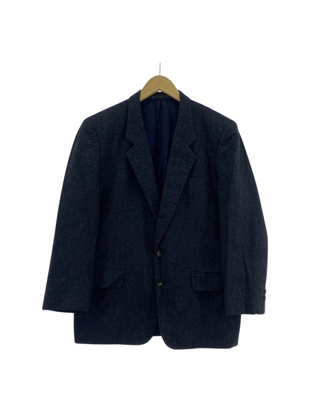 COMME des GARCONS 80s~ ストライプ ウールジャケット M グレー[値下]