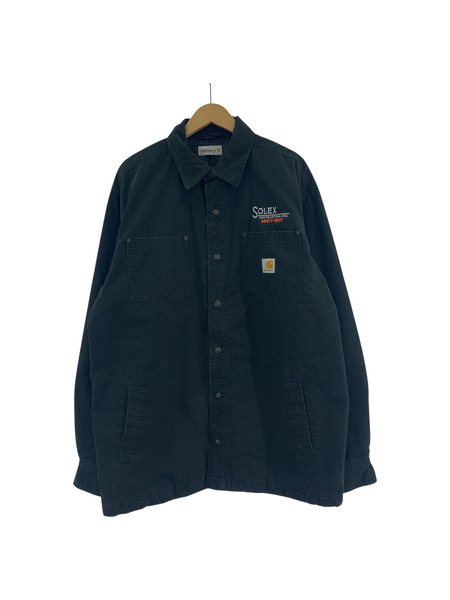 Carhartt 長袖シャツ shirt jacket black (L)[値下]