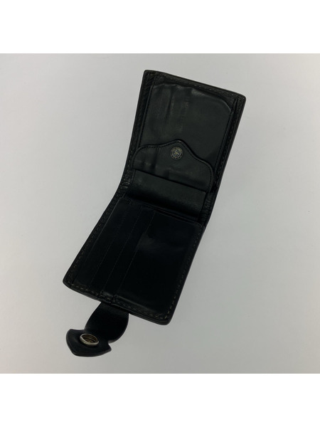 EYEFUNNY コンパクトウォレット 彫 コンパクトウォレット 黒