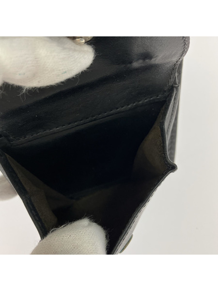 EYEFUNNY コンパクトウォレット 彫 コンパクトウォレット 黒
