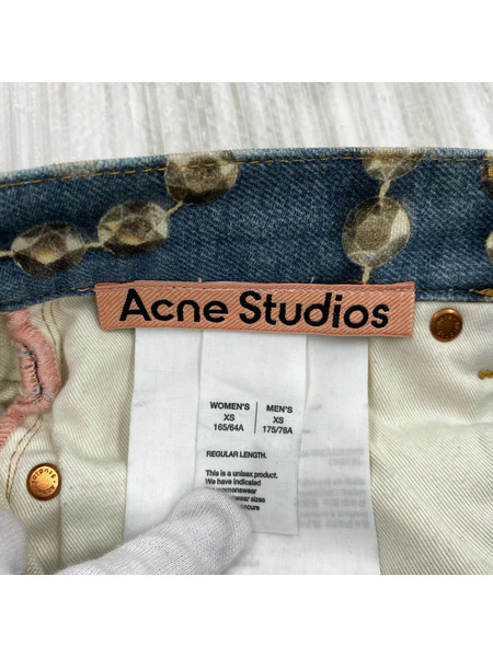 Acne Studios デニム・ジーンズ トロンプルイユロングパンツ XS