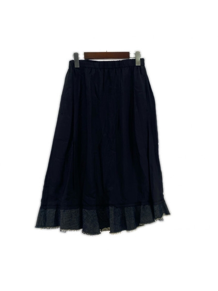 90s COMME des GARCONS デニムドッキングキュプラスカート AD1999 GS-100650