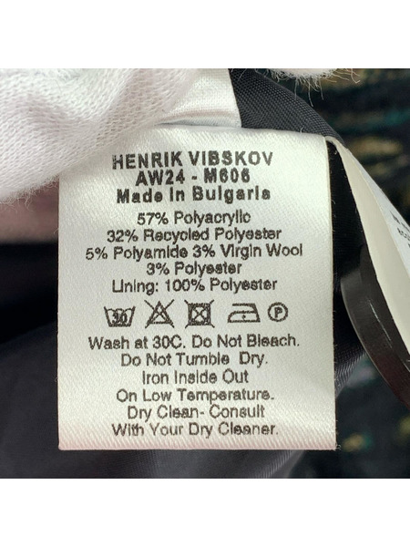 Henrik Vibskov 24AW Dimout ジャガードコート M マルチ