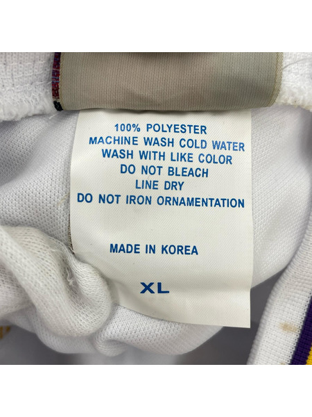 半袖シャツ NBA ゲームシャツ レイカーズ白 XL