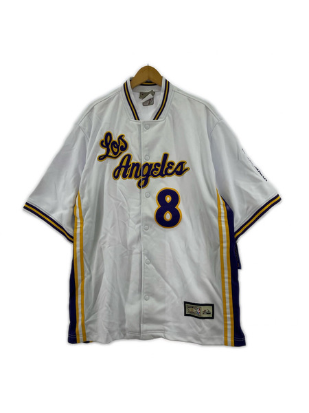 半袖シャツ NBA ゲームシャツ レイカーズ白 XL