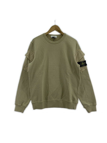STONE ISLAND 25AW BRUSHED ORGANIC COTTON FLEECE クルーネックスウェット