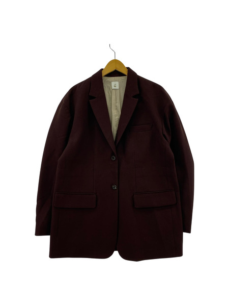 6 ROKU テーラードジャケット・ブレザー テーラードジャケット/ボルドー