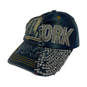 KOZABURO PRM Cap リメイクデザイン ビジューキャップ デニム