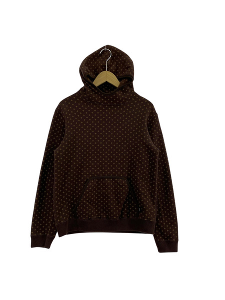 GOODENOUGH パーカー 15AW/CROSS DOT SWEAT PARKA/GE-154010/BRN