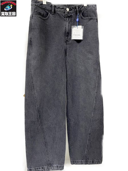 ADER ERROR Sig; SV Tag Jeans 04 ブラックデニムパンツ XL 