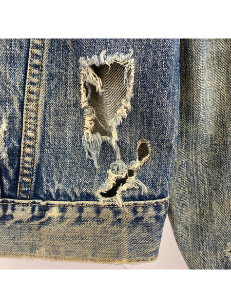 Levi's デニムジャケット 70s USA製 70505-0217 デニムジャケット ダメージアリ