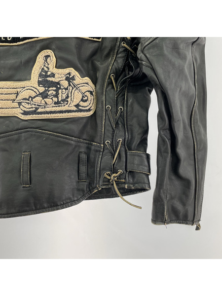 Lee ライダース Lee TRAVOR 70-80s ダブル ライダースジャケット L[値下]