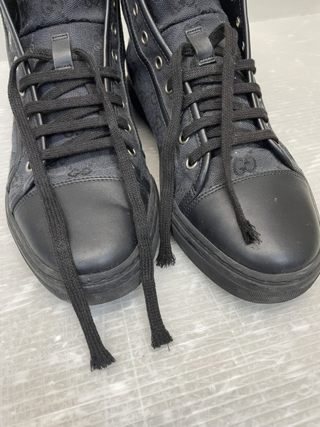 ☆美品☆GUCCI GGキャンバス レザー ハイカット スニーカー 楽天市場】【靴】GUCCI グッチ GGキャンバス ハイカット