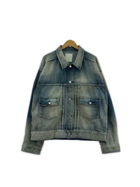 ANCELLM 25SS AGING DENIM JACKET