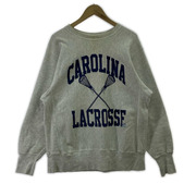 Champion スウェット・トレーナー 90s CAROLINA LACROSSE (L) 灰